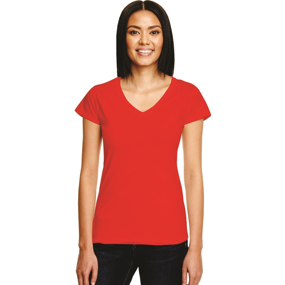 GILDAN SOFT STYLE CUELLO V DAMA - 64V00L