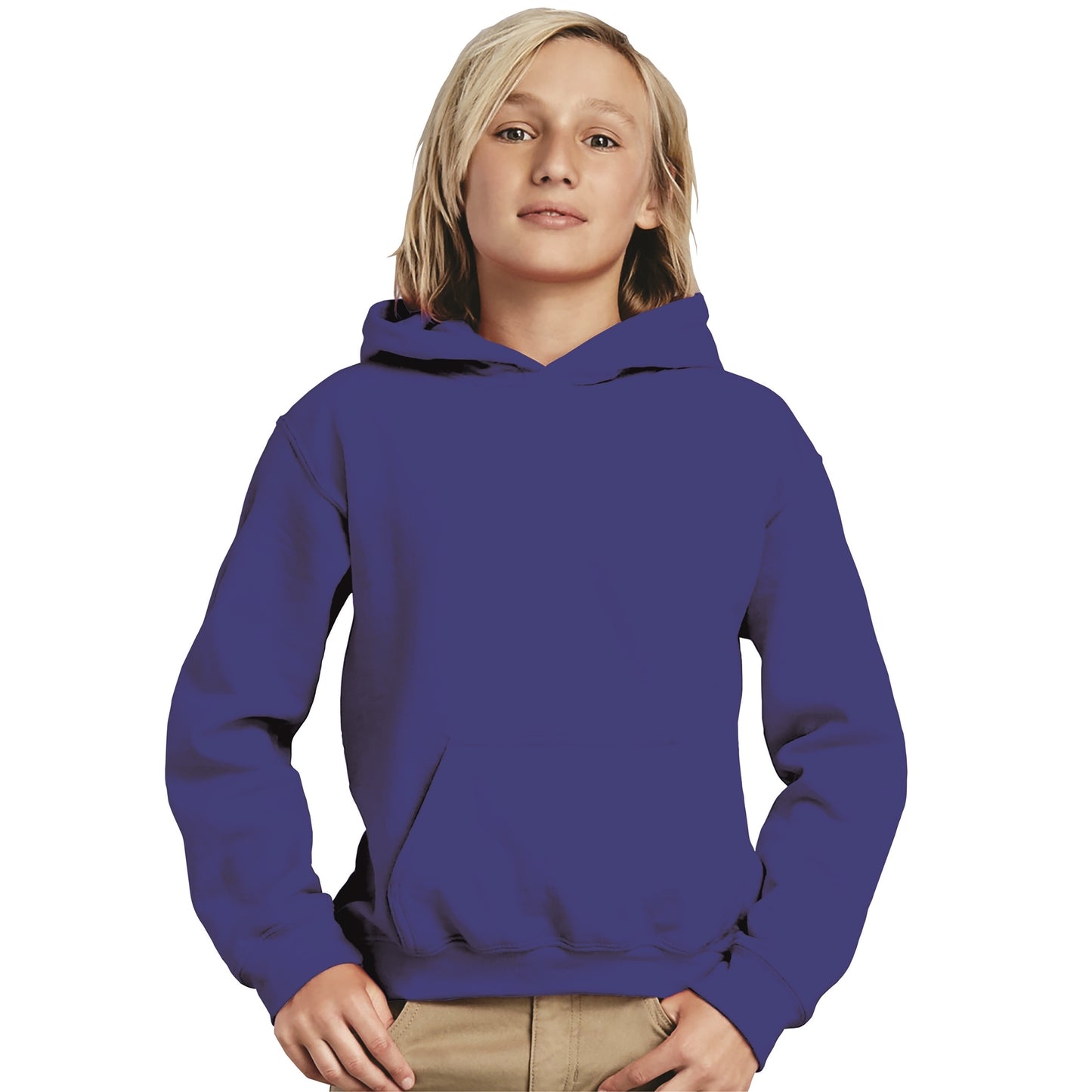 GILDAN SUDADERA CON CAPUCHA JUVENIL - 18500B