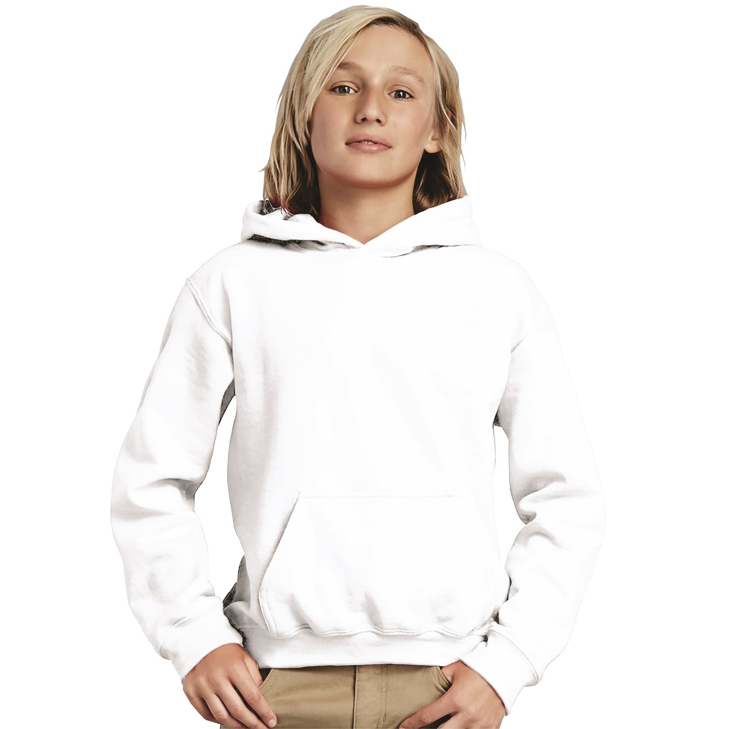 GILDAN SUDADERA CON CAPUCHA JUVENIL - 18500B