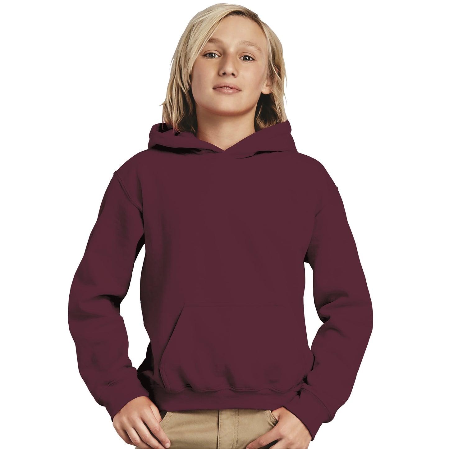 GILDAN SUDADERA CON CAPUCHA JUVENIL - 18500B