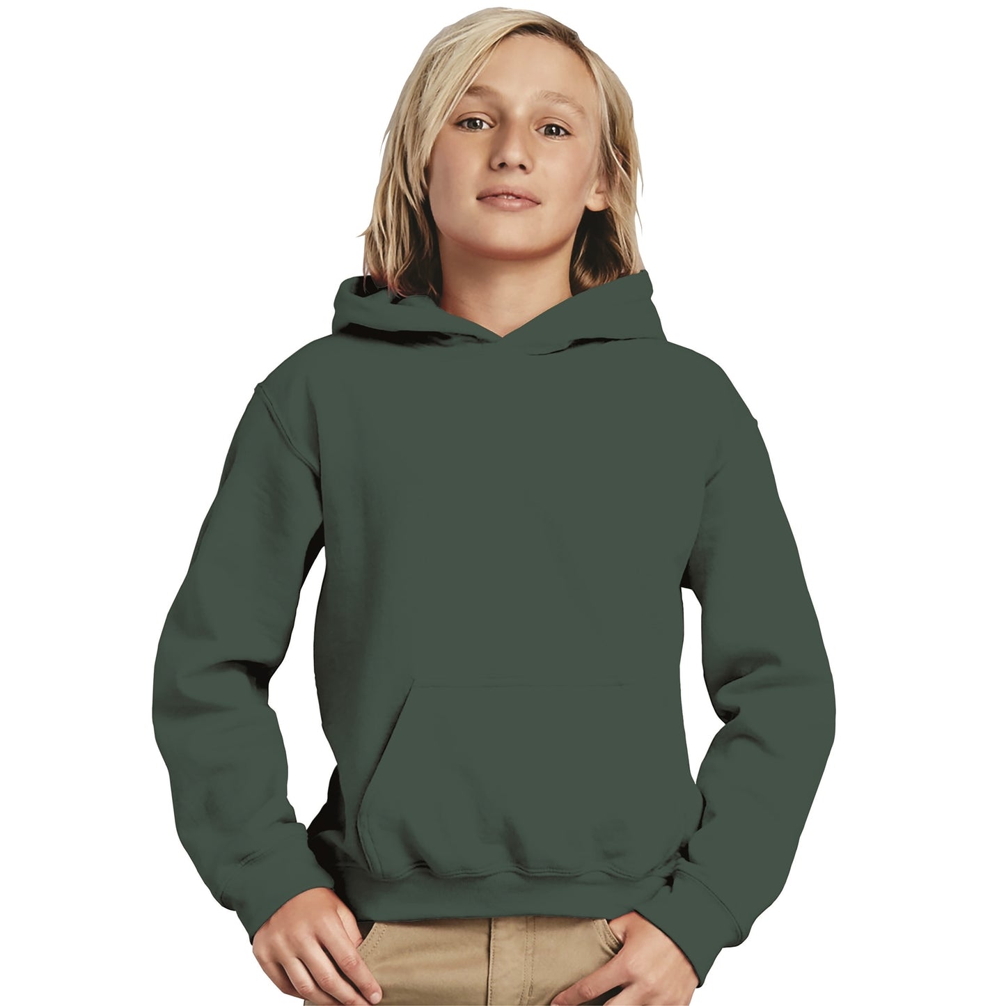 GILDAN SUDADERA CON CAPUCHA JUVENIL - 18500B