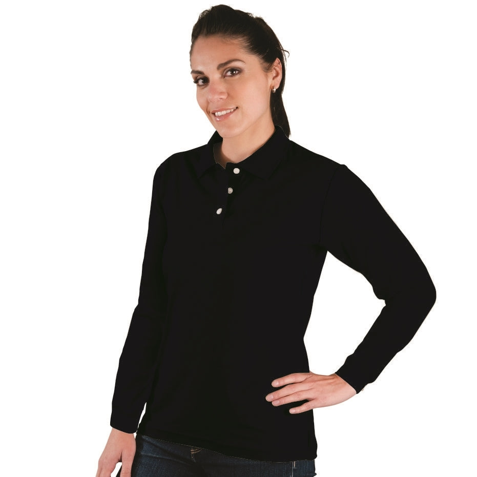 MAXIMA DEPORTIVA PIQUE MANGA LARGA DAMA