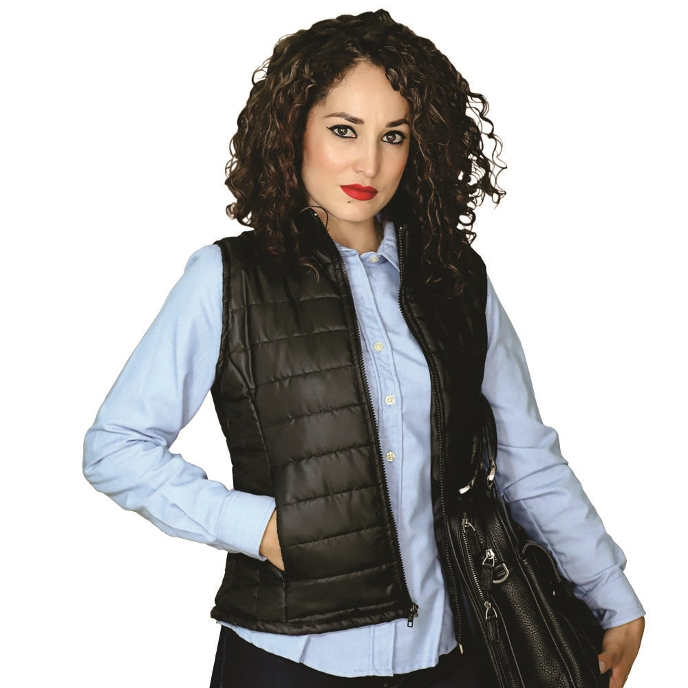 SWISS SPORT CHALECO CAPITONADO NYLON FORRO TAFETA DAMA