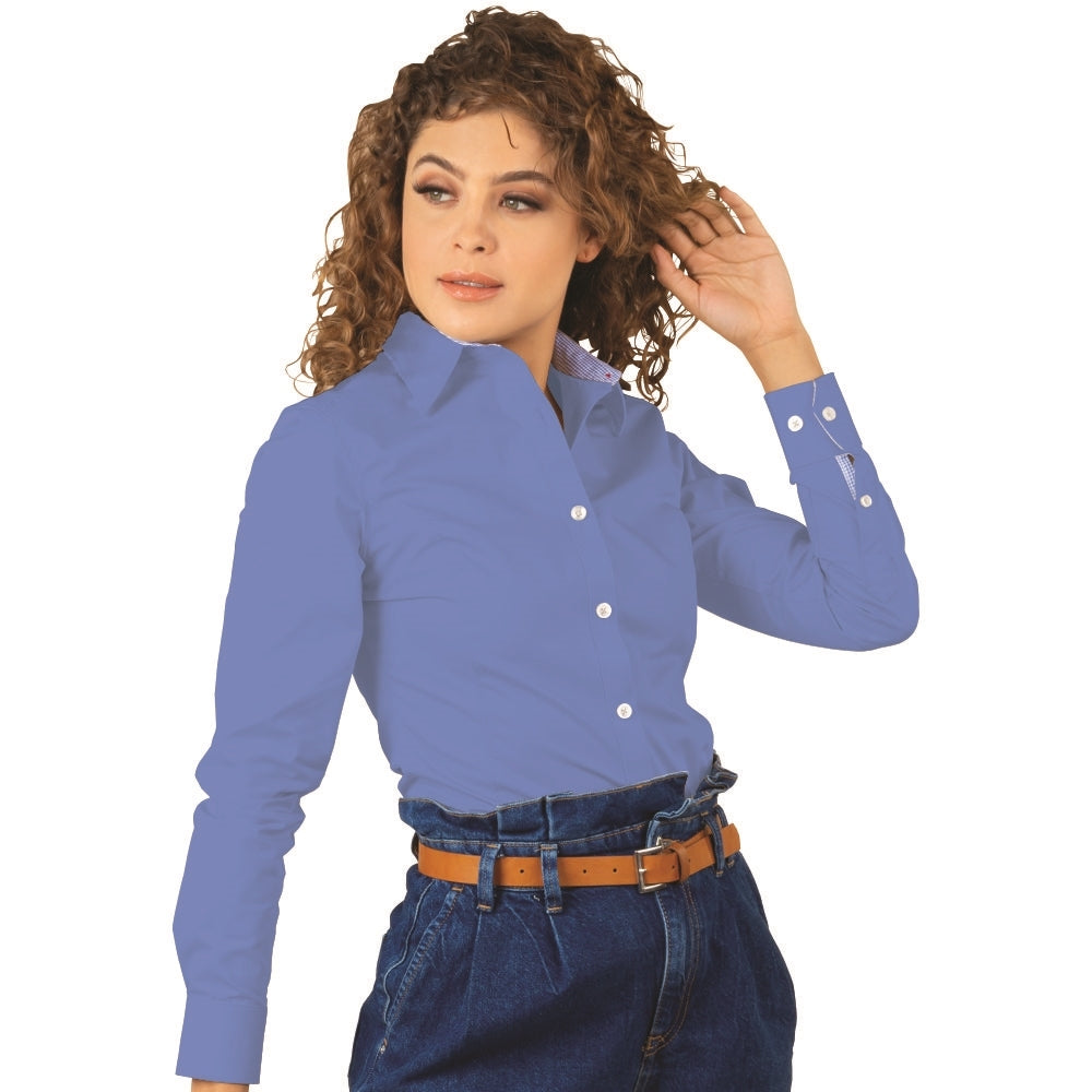 PLAYERYTEES CAMISA MANGA LARGA GABARDINA DAMA
