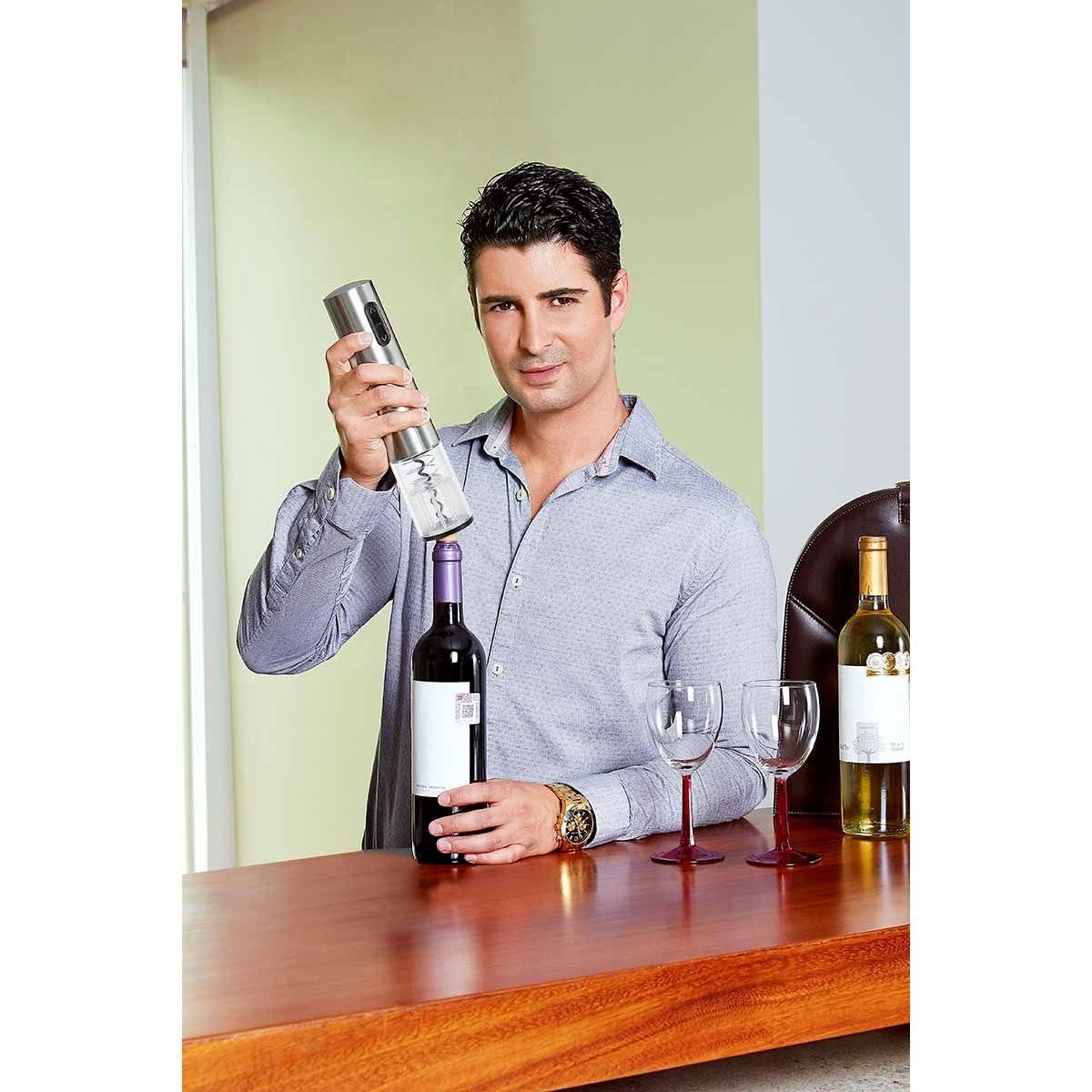 SACACORCHOS AUTOMÁTICO MALBEC - 60600