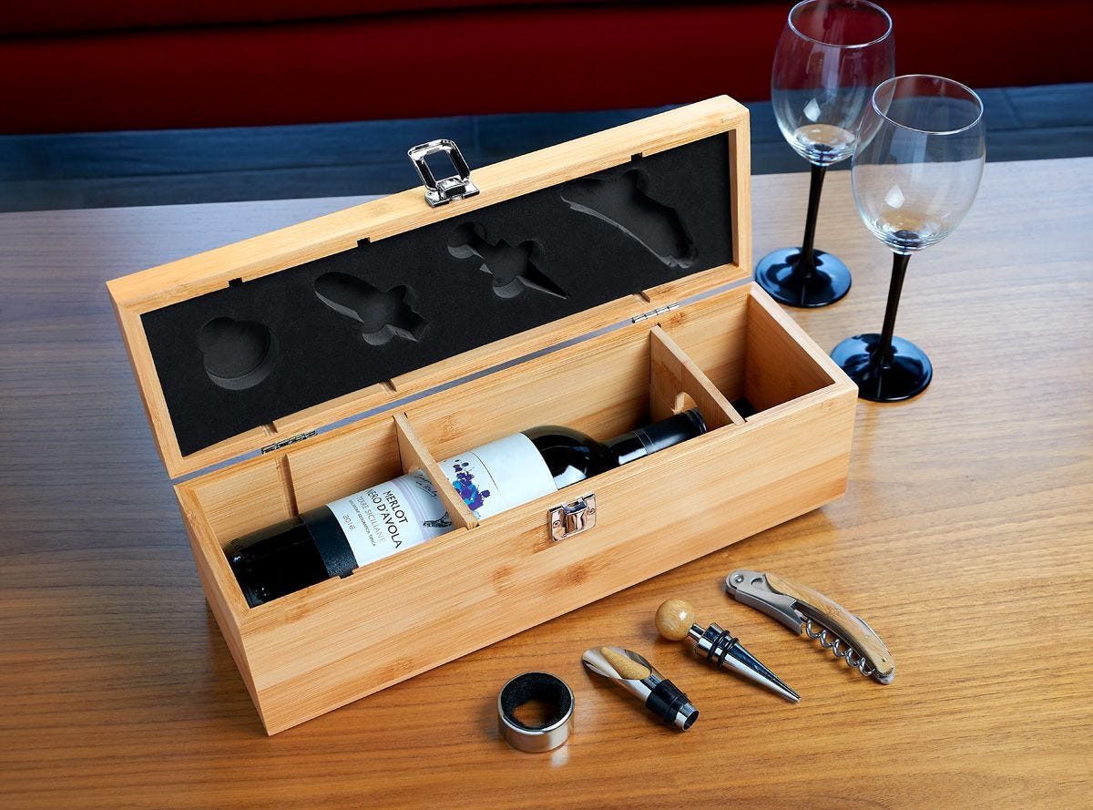 SET PARA VINOS VERDOT - BAR 018
