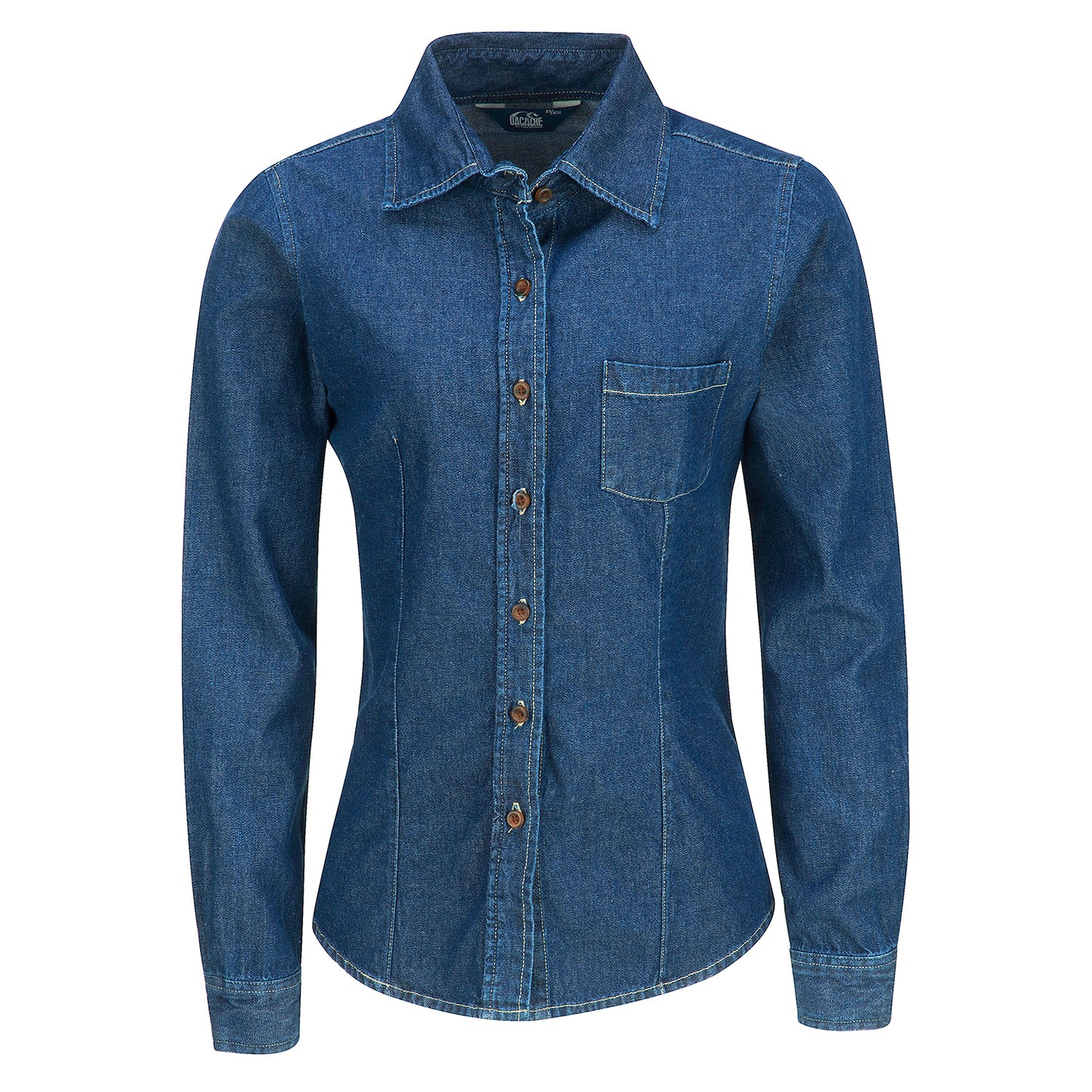 Blusa Mezclilla Sique Manga Larga