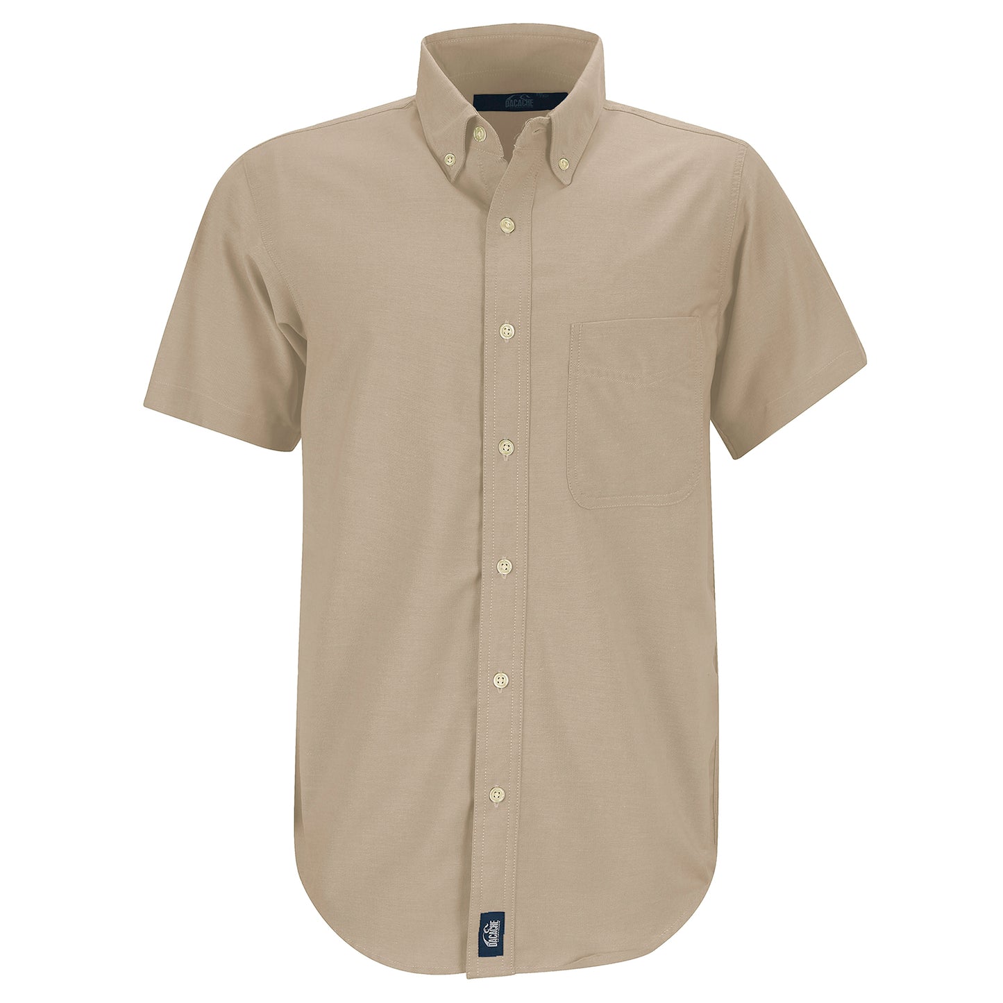 Camisa Oxford Dacache Manga Corta