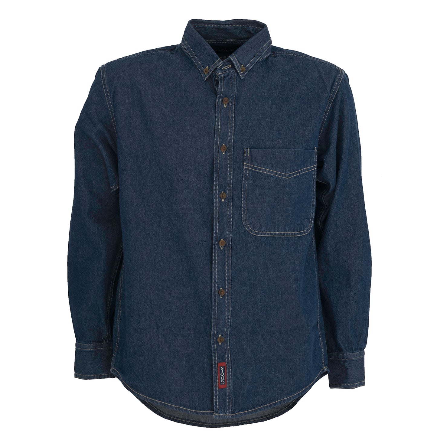 Camisa Mezclilla Sique Manga Larga