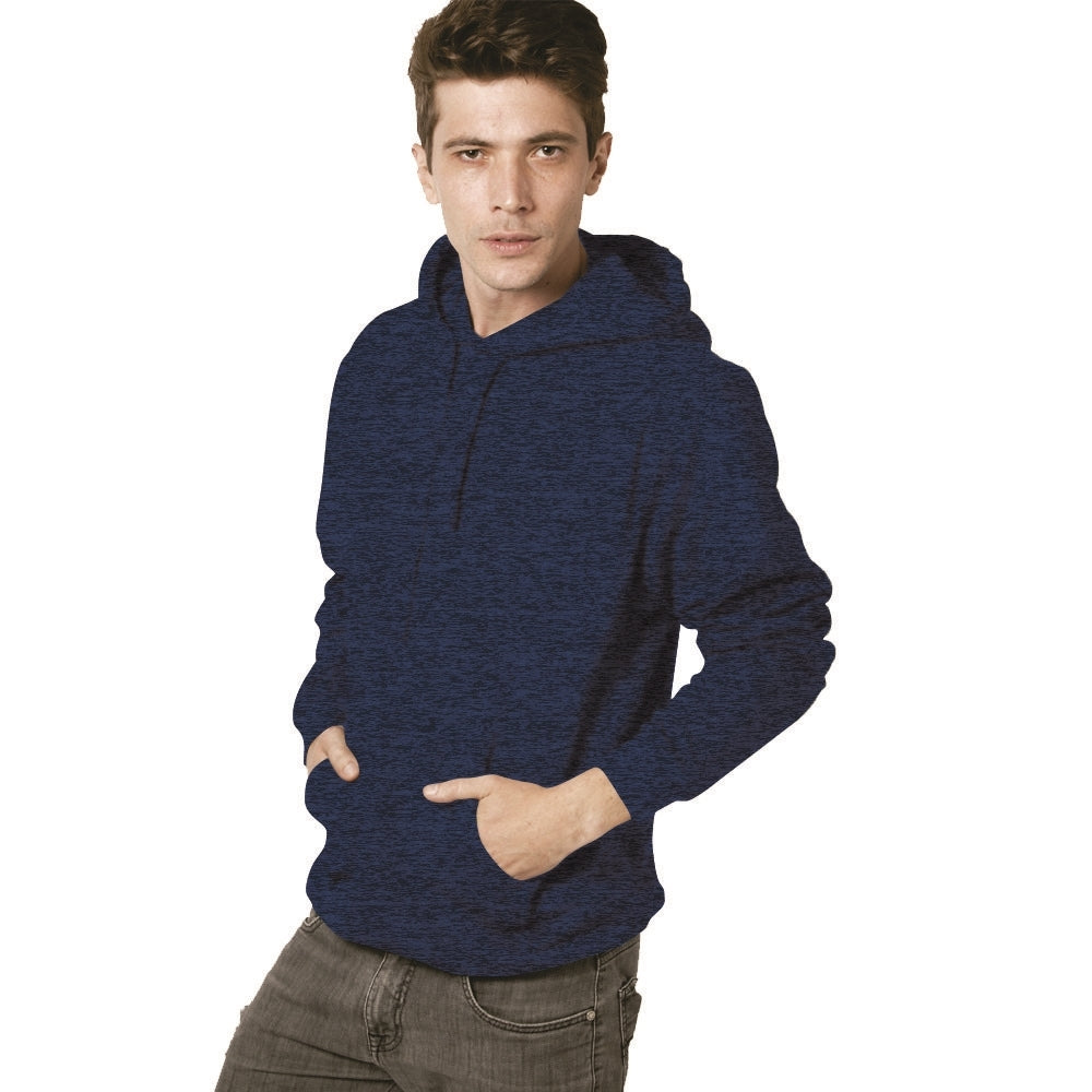 M&O SUDADERA UNISEX FELPA SIN CIERRE CON CAPUCHA