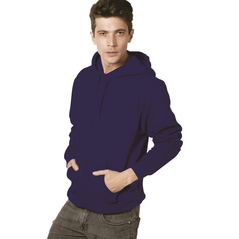 M&O SUDADERA UNISEX FELPA SIN CIERRE CON CAPUCHA