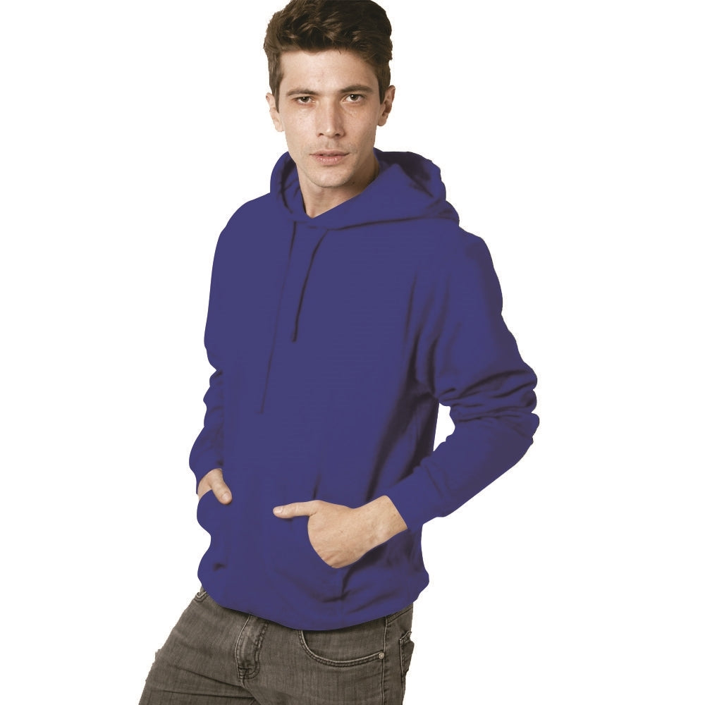 M&O SUDADERA UNISEX FELPA SIN CIERRE CON CAPUCHA