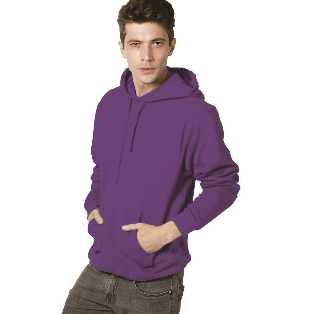M&O SUDADERA UNISEX FELPA SIN CIERRE CON CAPUCHA