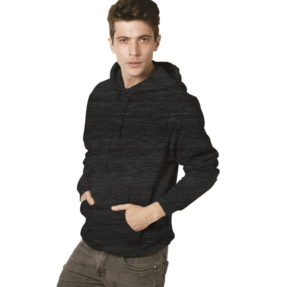 M&O SUDADERA UNISEX FELPA SIN CIERRE CON CAPUCHA