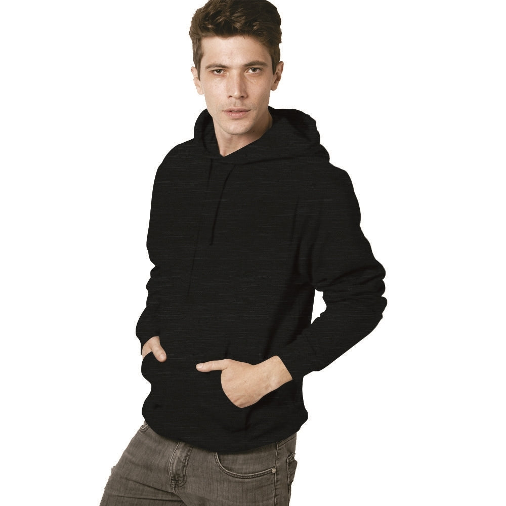 M&O SUDADERA UNISEX FELPA SIN CIERRE CON CAPUCHA