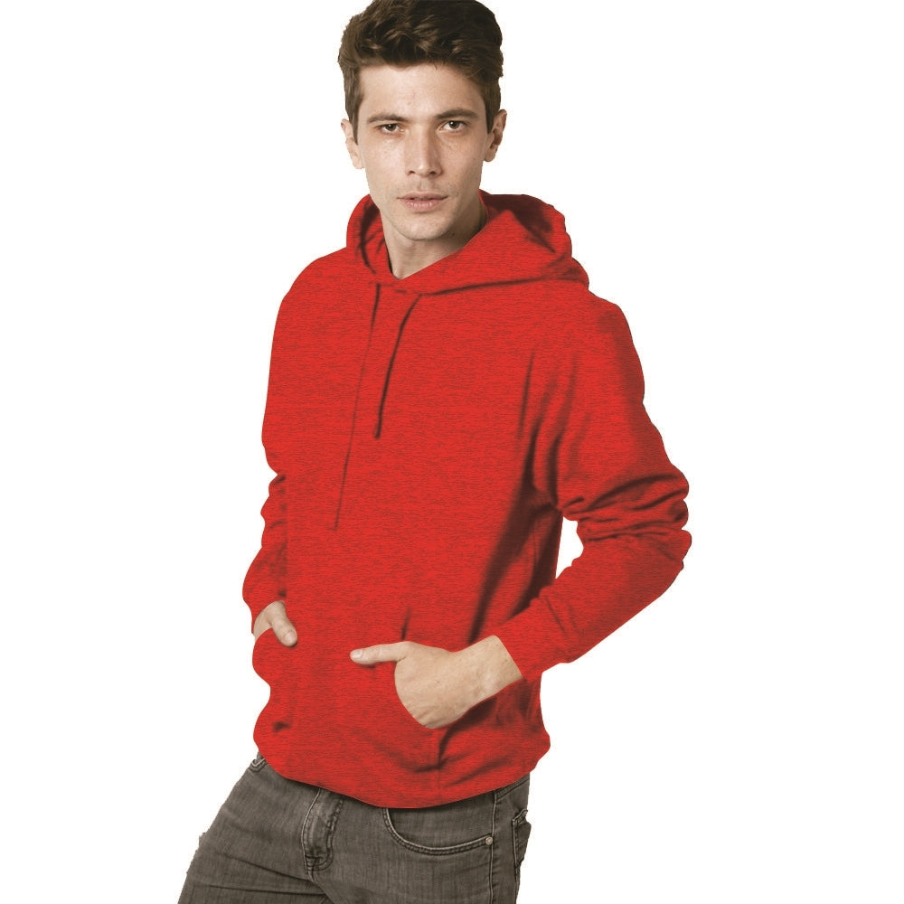 M&O SUDADERA UNISEX FELPA SIN CIERRE CON CAPUCHA