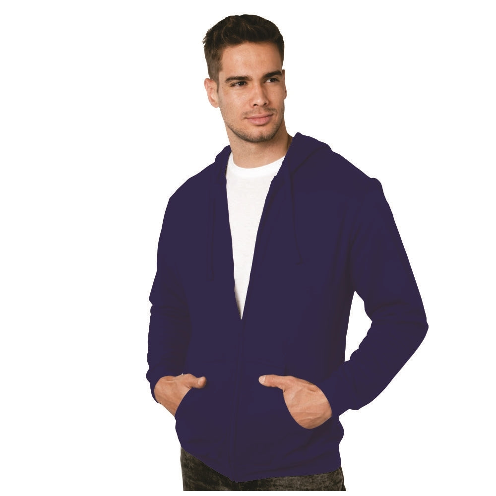 M&O SUDADERA UNISEX FELPA CON CIERRE Y CAPUCHA