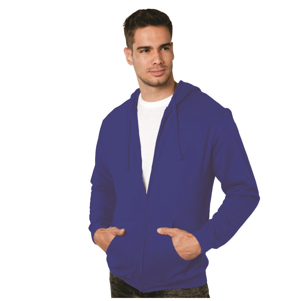 M&O SUDADERA UNISEX FELPA CON CIERRE Y CAPUCHA