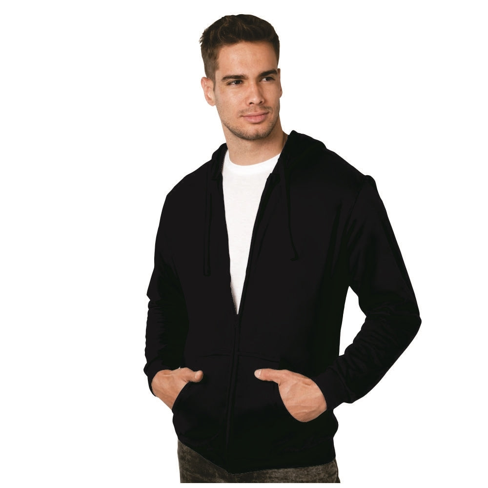 M&O SUDADERA UNISEX FELPA CON CIERRE Y CAPUCHA