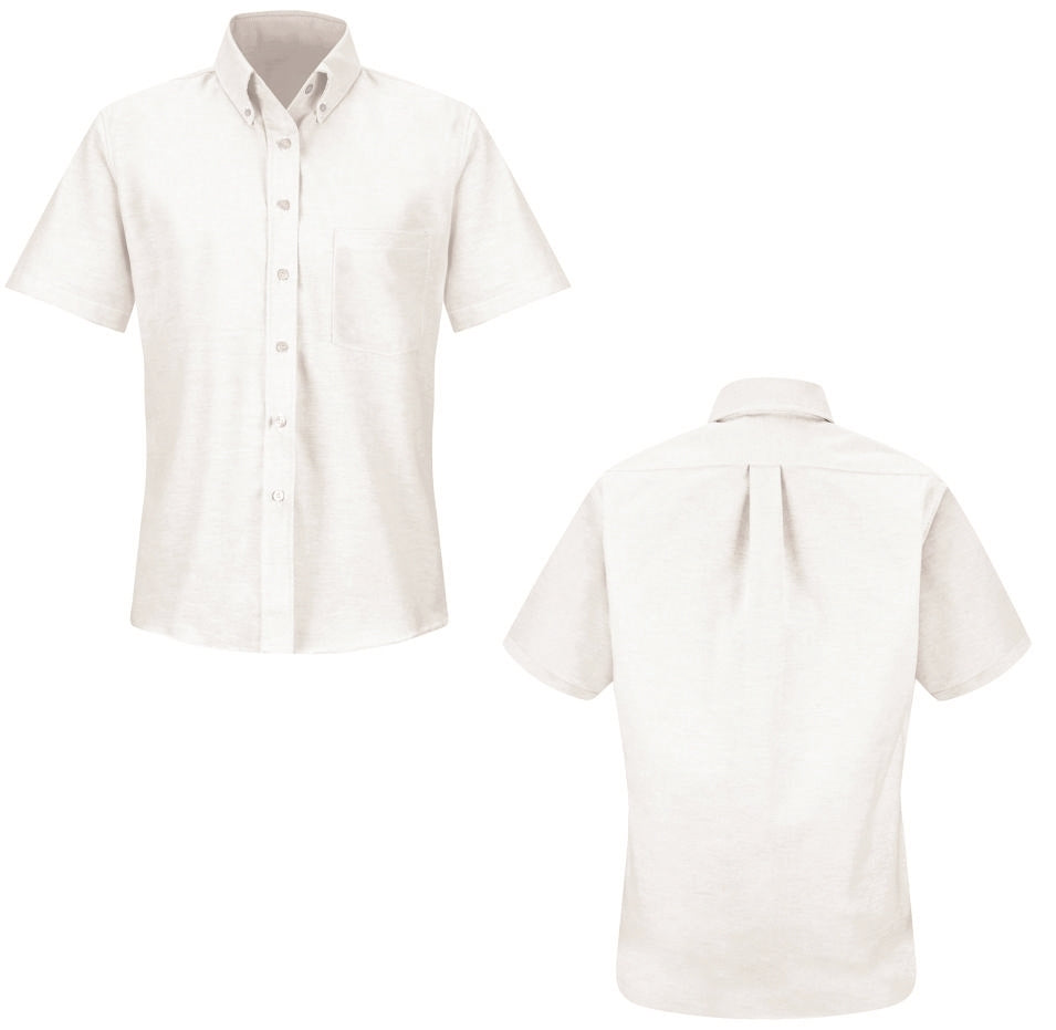 RED KAP CAMISA TIPO OXFORD MANGA CORTA DAMA