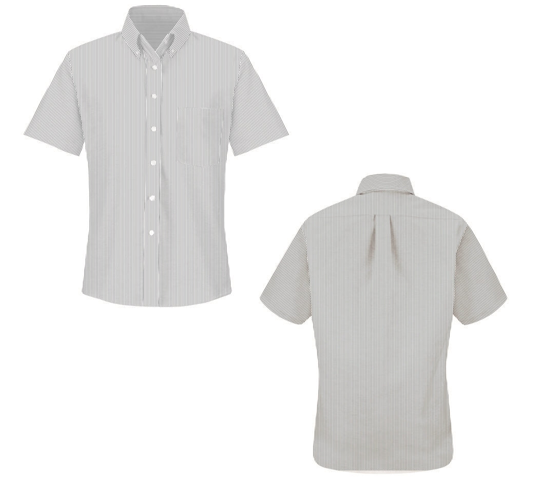 RED KAP CAMISA TIPO OXFORD MANGA CORTA DAMA